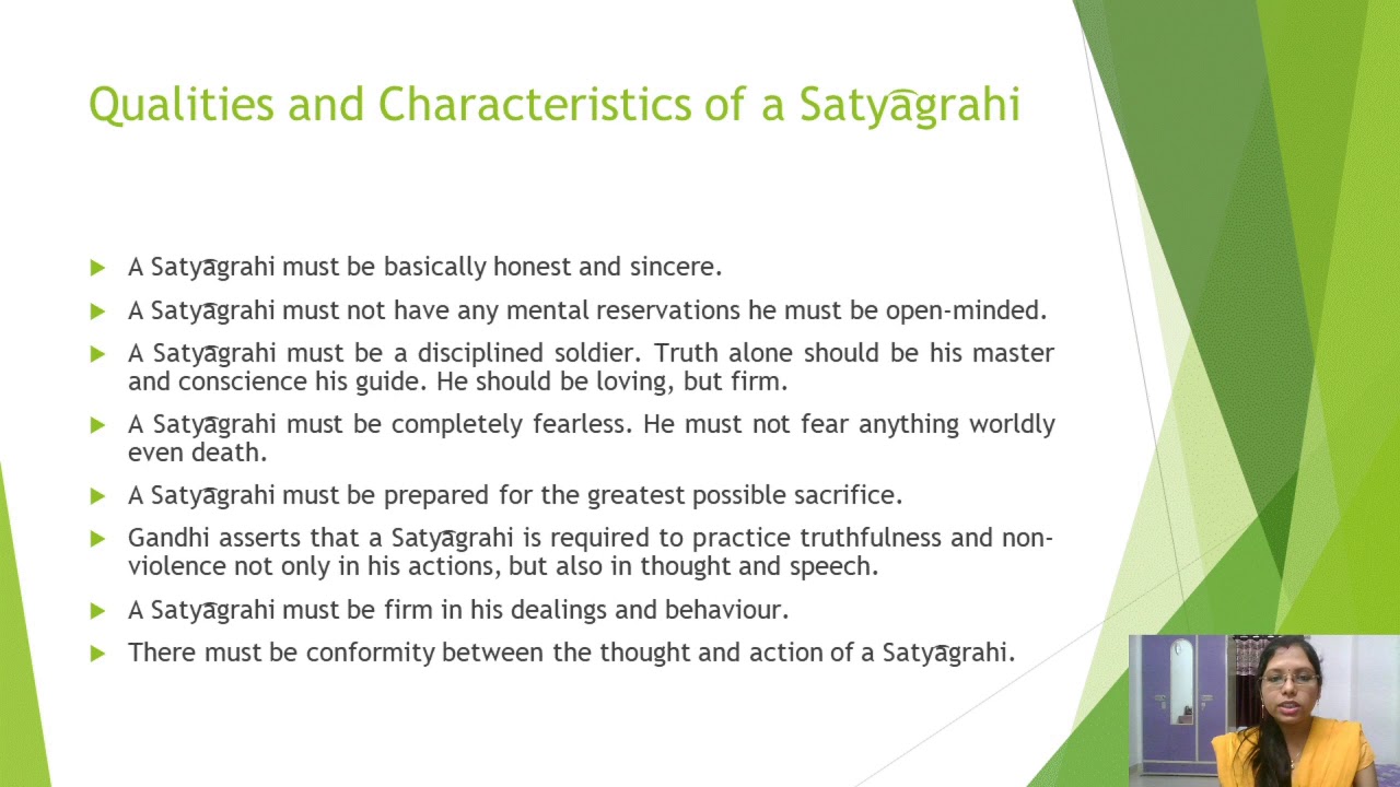 Gandhian Concept of Satyagraha - YouTube