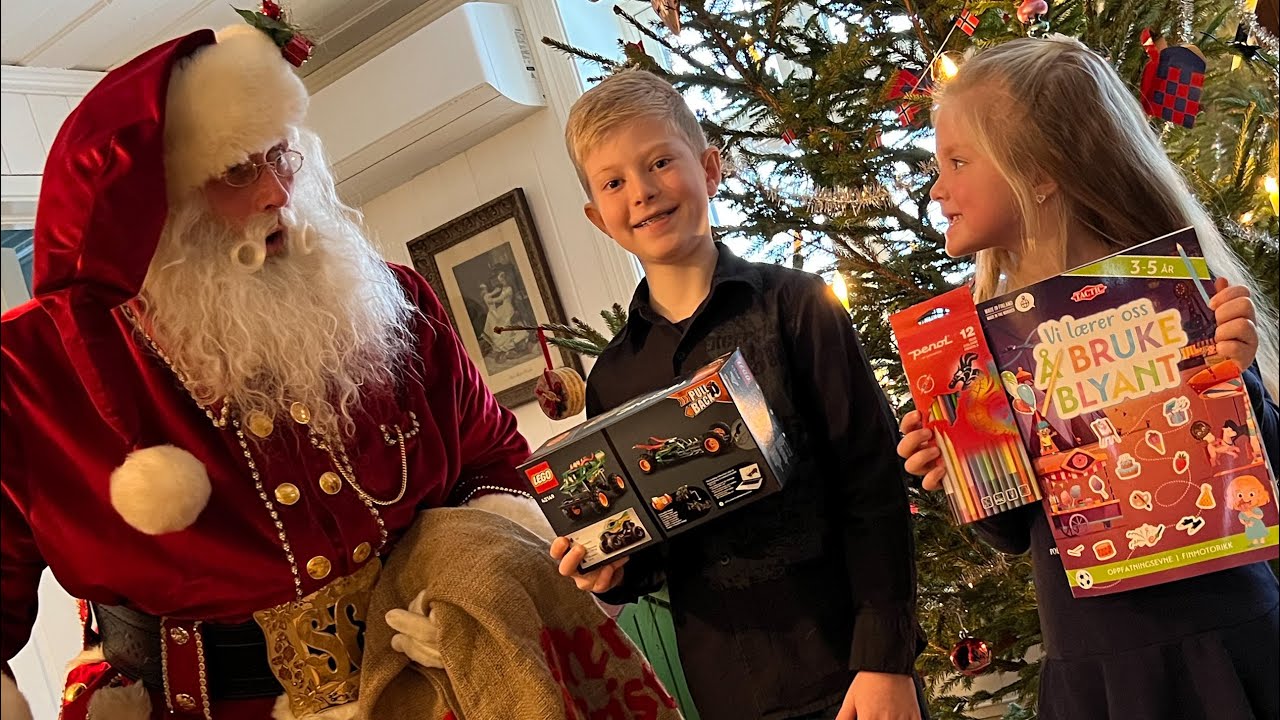 Julenissen kommer tidlig på Julaften