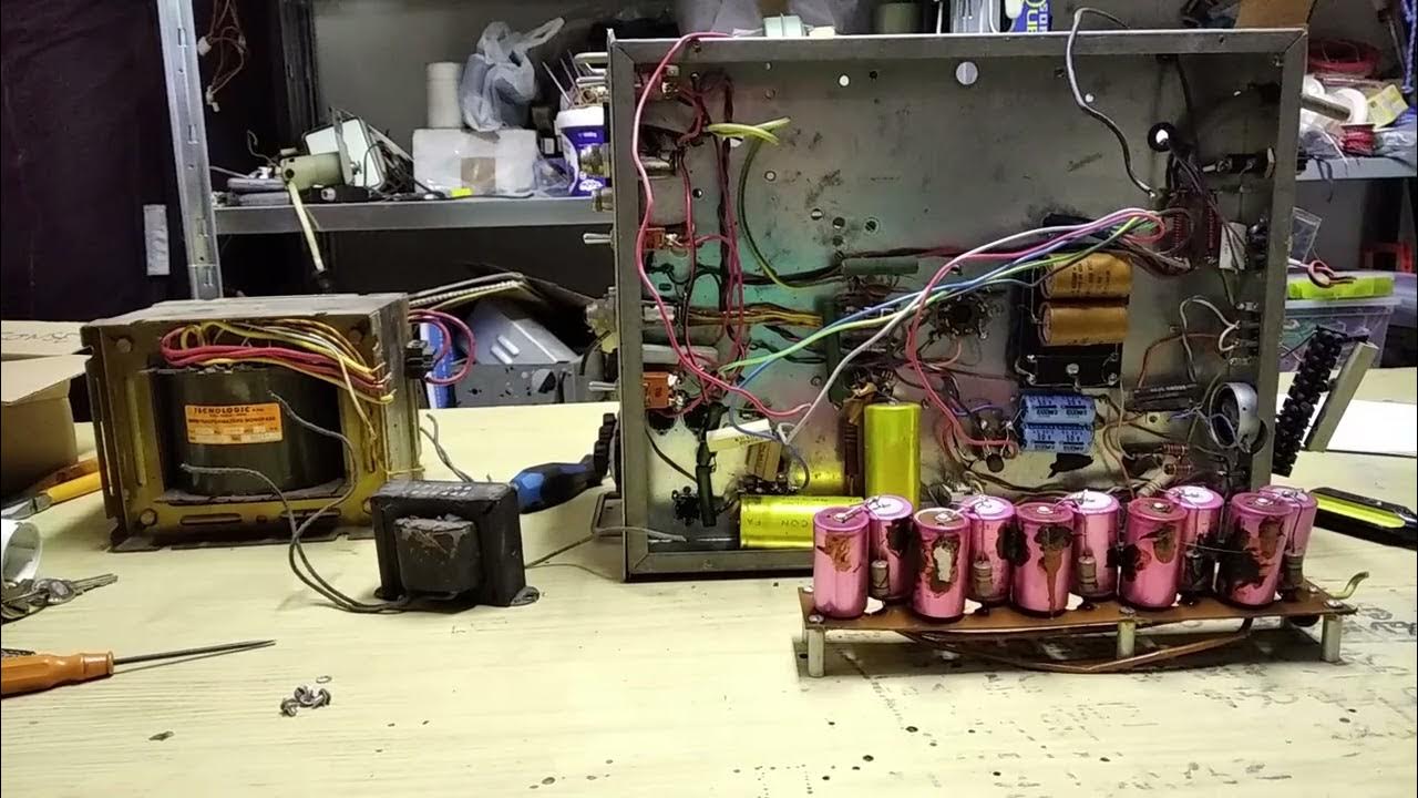GONSET 144 MHZ 4CX250B AMPLIFIER RESTAURATION PART 3: START OF