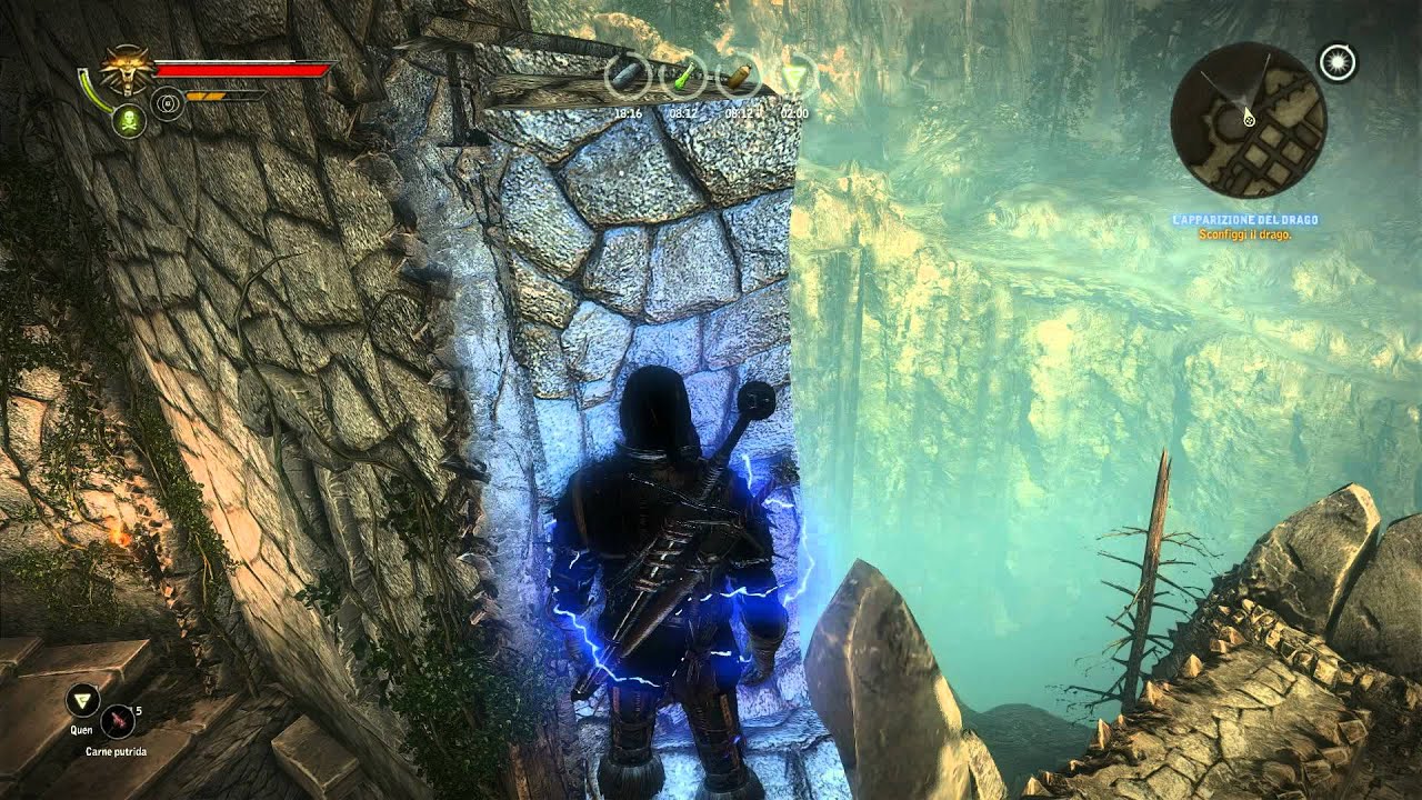 The Witcher 2 - Dragon battle - Dark mode 1080p