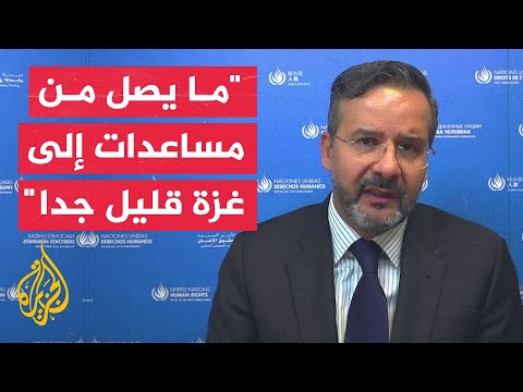 رئيس قسم الشرق الأوسط بمفوضية الأمم المتحدة: وقف إطلاق النار بغزة ضروري لإدخال المساعدات