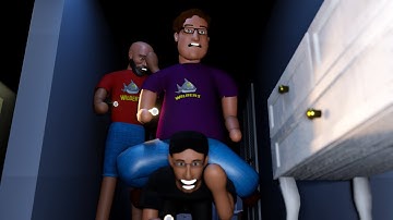 PHASMOPHOBIA ANIMATED 2 - Markiplier, Jacksepticeye, Muyskerm, and Lordminion777