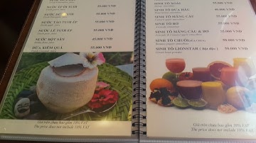 Nhận làm menu trọn gói. Facebook.com/inmenunhahang