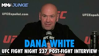 Dana White Talks Royval vs. Moreno, Ortega's Submission Win, UFC's Return to Mexico, Crowd Fights