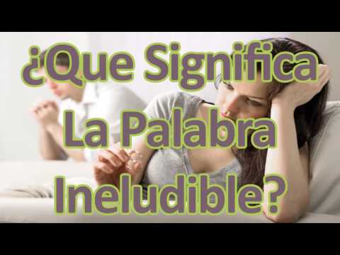 Vídeo: Quin significat té ineludible?