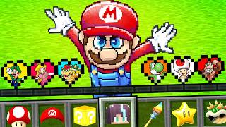 Minecraft BUT there are MARIO BROS GALAXY HEARTS!