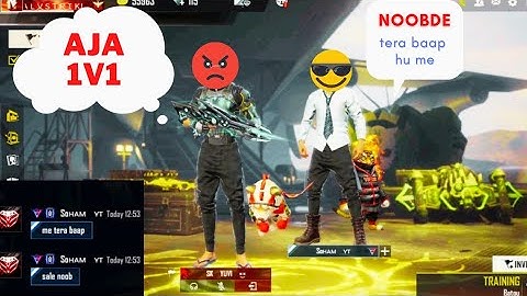 RANDOM PLAYER CALLED ME NOOB😡| I CHALLENGED HIM FOR 1V1 CUSTOM😎....