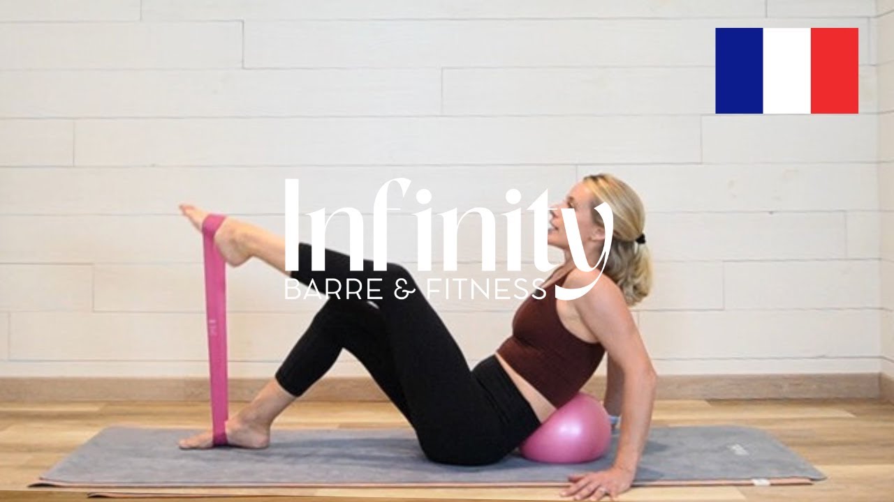 Barre au Sol | Full Body | Ballon de Pilates & Bande Forte | Force & Conscience