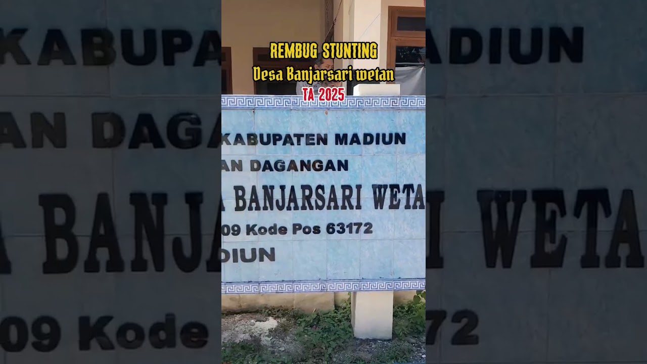 Rembug Stunting Desa Banjarsari Wetan untuk Tahun Anggaran 2025