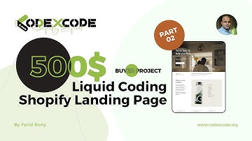 Liquid Template Landing Page Design  and Development  in Shopify | Part 2