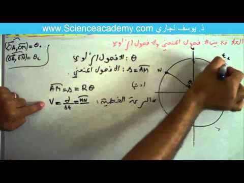 العلاقة بين السرعة الزاوية والسرعة الخطية
