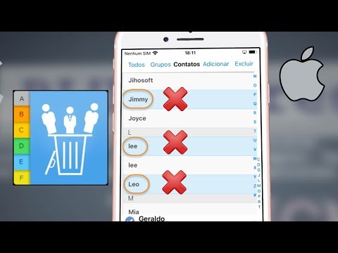 Vídeo: Como Excluir Contatos Do IPhone