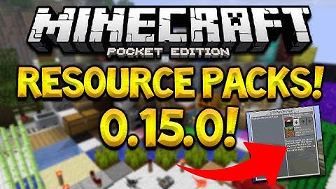 RESOURCE PACKS LEAKED!! Minecraft Pocket Edition 0.15.0 Working Resource Packs Menu GAMEPLAY! (MCPE)