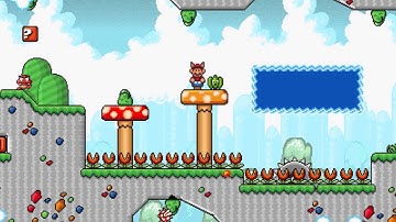 SMBX Custom Level: Hoppy Cloudy Aftergrounds