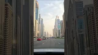 Sheikh Zayed Road 2023 - Dubai, UAE #drive #dubai #shorts