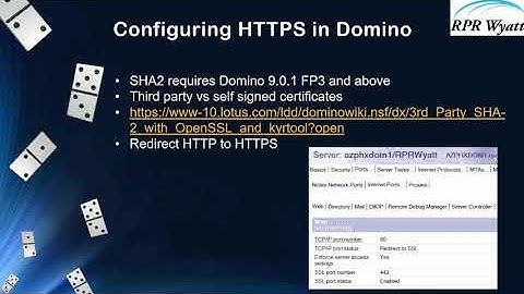 IBM Domino Security: Configuring HTTPS in Domino