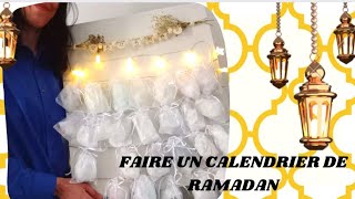 comment FAIRE UN CALENDRIER DE RAMADAN pour les enfants/ ados