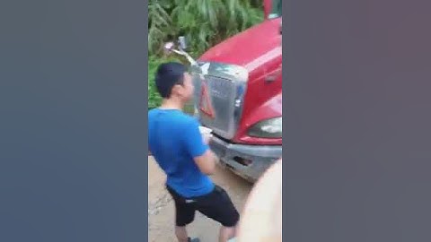 Cảnh tắc đường của lái xe