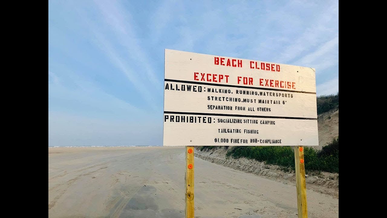 The only beach camping in Texas? April 2020 at Magnolia ...