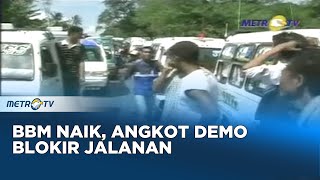 Angkot Demo Blokir Jalanan Karena Harga BBM Naik Dok.2009