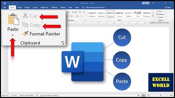 Cut, Copy and Paste commands in MS Word 2016/2013/2010/2007 in Hindi 🔥🔥🔥
