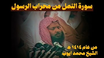 سورة النمل تلاوة أستثنائية الشيخ محمد ايوب