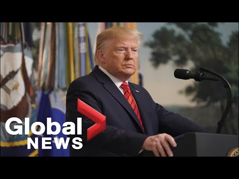 U.S. President Donald Trump to make "major" announcement at White House | LIVE