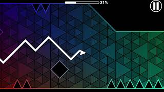 Geometry Dash Hyper Wave: Neon Challenge 2 | gameplay (free web videogame) screenshot 4