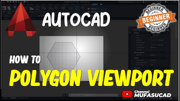 AutoCAD How To Polygon Viewport