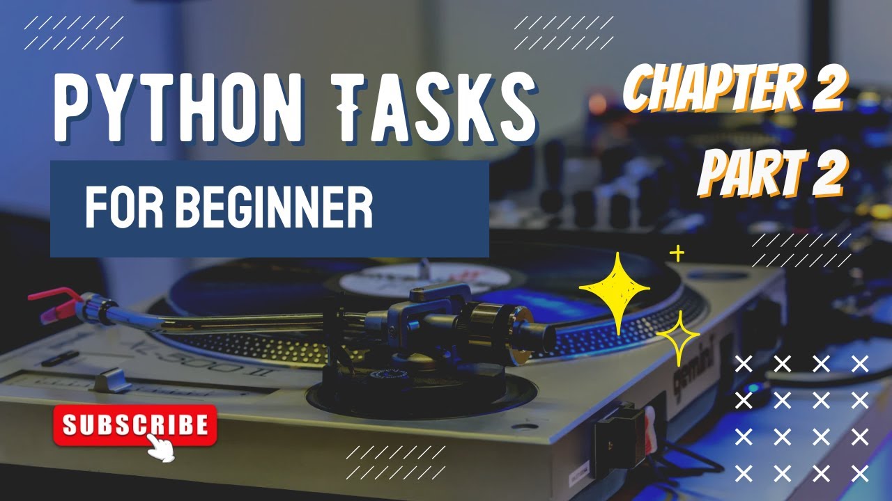 Python Chapter 2 Tasks part 2| Practice Programs for Beginners (Urdu ...