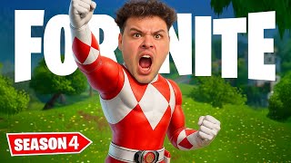 FIRST WIN In Fortnite SEASON 4! (Shock'N Awesome)