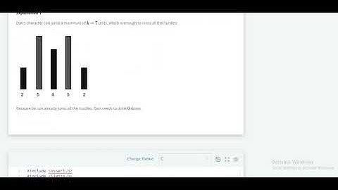 The Hurdle Race |hackerrank solution