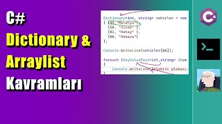 C# Prog. Teknikleri | #6 array list ve dictionary