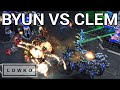 StarCraft 2: ByuN DESTROYS Clem&#39;s Main Base!