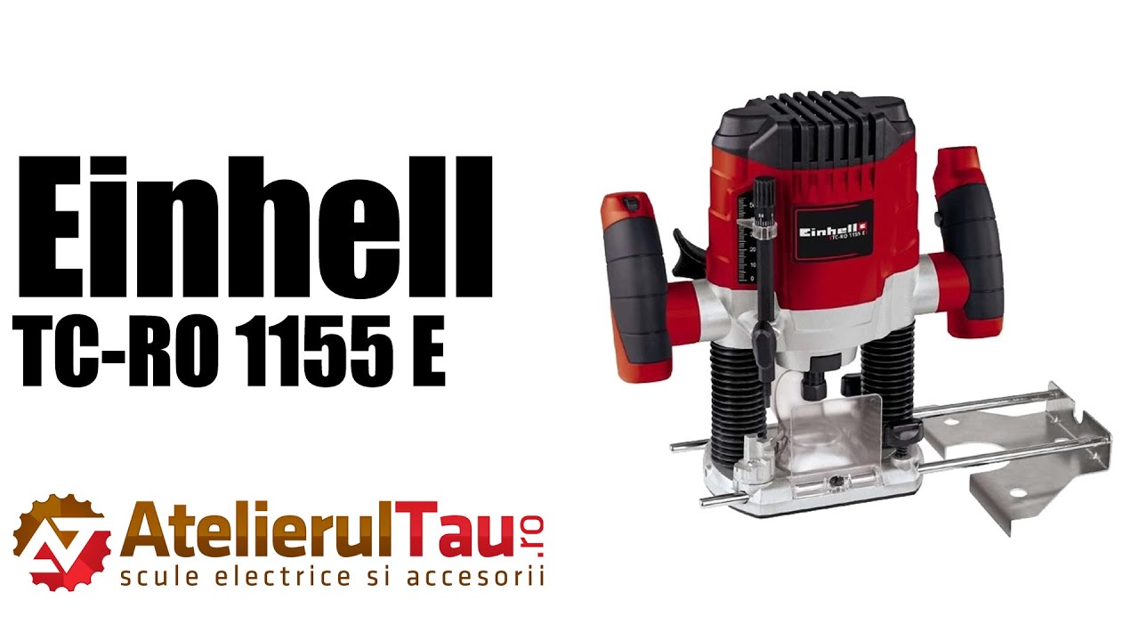 Fresadora rebajadora einhell tc-ro 850 350w