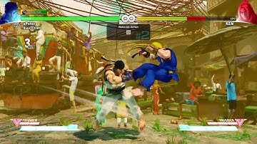 SFV | Ryu basic set-up | LK Tatsu, safe cross-up on normal recovery