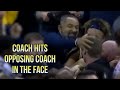 Michigan Coach Hits Wisconsin Coach In The Face A Breakdown
