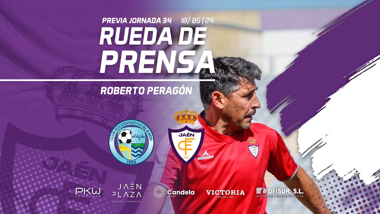 RUEDA DE PRENSA | Previa J34 Poli El Ejido - Real Jaén C.F
