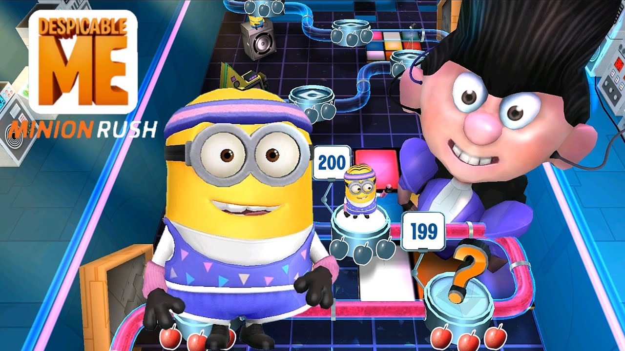 Despicable Me Minion rush Bratts GOLDEN costume gameplay android ios