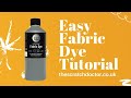 Easy Fabric Dye Tutorial (Paintbrush Technique)