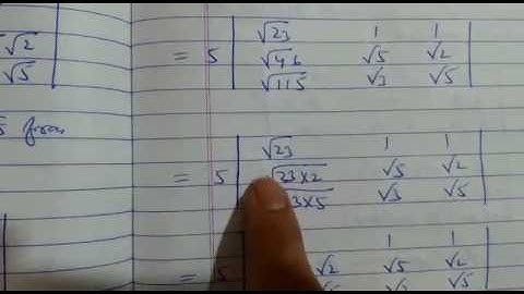 EXEMPLAR EXAMPLE 13 DETERMINANT