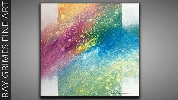 Abstract Painting Techniques / 241 / Simple / Relaxing / Acrylics / Demonstration