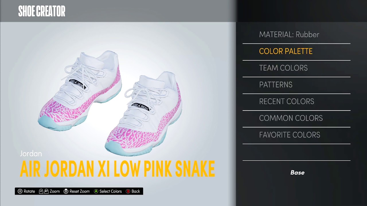 NBA 2K15 Shoe Creator - Air Jordan 11 Custom Pink Everything 