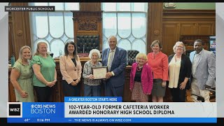 102-year-old awarded honorary high school diploma in Worcester