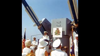 USS Dale (DLG-19 / CG-19) Change of Command at Naval Station San Diego - August 12, 1967