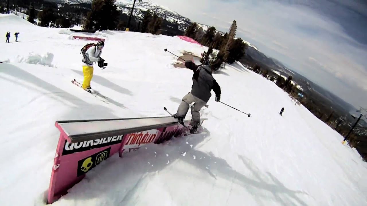 Gopro Hd Epic Skiing Fail At Mammoth Mountain Youtube regarding Extreme Ski Fails
