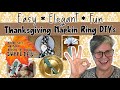 🍁EASY ELEGANT FUN Thanksgiving Napkin Ring DIYs 🍁 *WOW* You will love how BUDGET FRIENDLY they are!🍁
