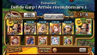 Garp challenge - Revolutionary army PSY! Easy with Team Roger (One Piece Treasure Cruise) screenshot 1