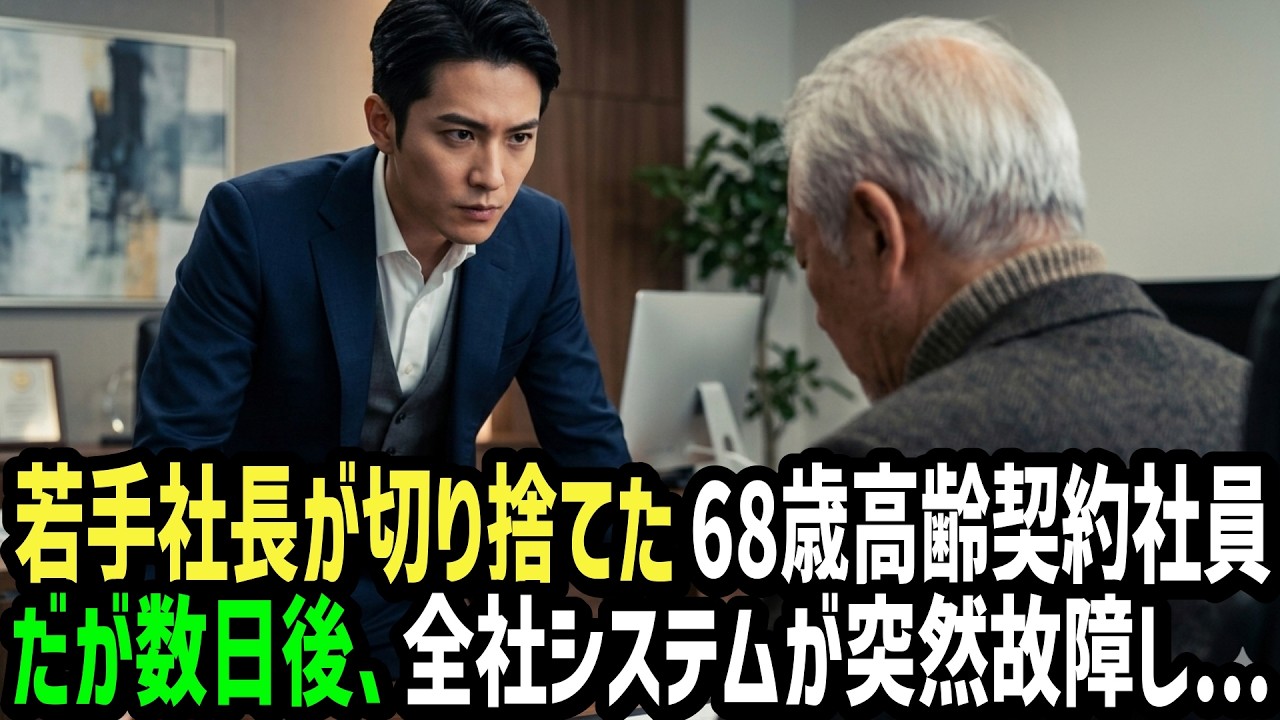 「高齢契約社員に支払う給料はありません」若手社長が切り捨てた68歳男性。だが数日後、工場の機械が突然故障し、大損失へ...
