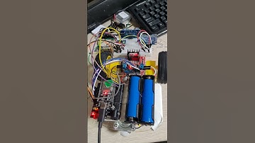 2 wheel robot car, esp32, L298N test